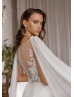 Beaded Ivory Lace Satin Fabulous Wedding Dress